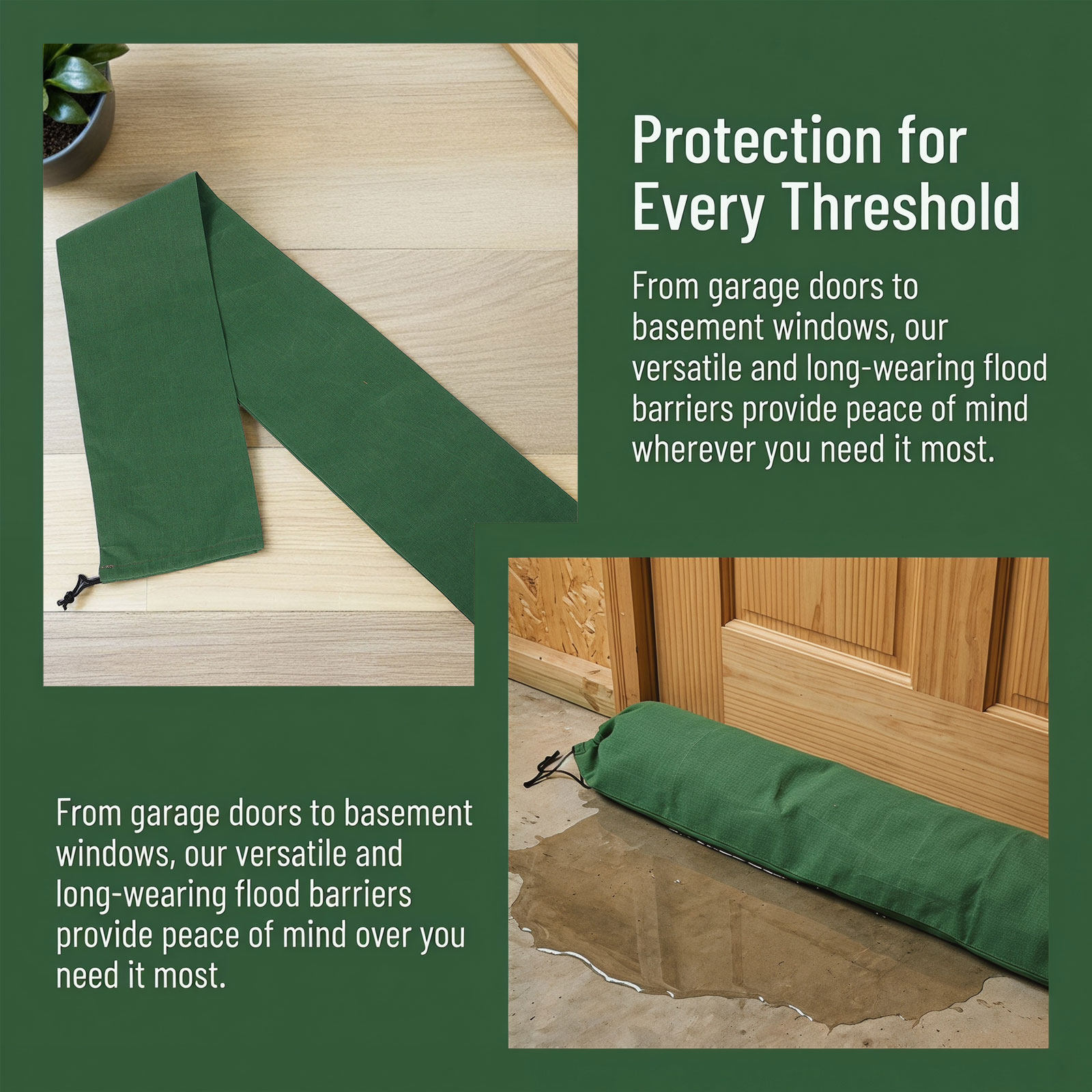 3Pcs Flood Prevention Sandbags - Flood Barrier Bag ulasan dan harga